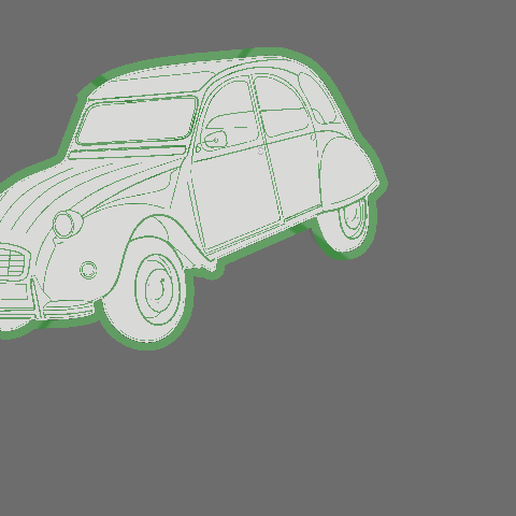 Lamp 2cv 3D model