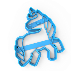untitled.62.png Archivo STL gratis unicorn cookie cutter・Modelo para descargar y imprimir en 3D