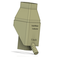 Rain Barrel Diverter ver02 v9-10.png Rainwater Collector Fits 2X3 inch Residential Downspouts for barrel