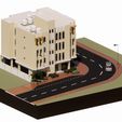 Residential-building-G-3-3D-Architectural-orthographic.jpg Residential building G+3 with ground parking