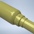 Gun_Abrams_5.jpg M256 120mm Smoothbore Gun Barrel for M1A1/M1A2 Abrams in 1/16 Scale 3D Print Model (Pre-Supported)
