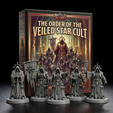 cover-2.png The Veiled Star Cult (Xylos Corruption) - Malrath the Void Herald - Grimdark 32mm STL Miniature for Tabletop RPG