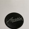 Austin-badge.jpg Austin badge for wheel chock