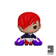 Iori-Mini-01.png 3D-Datei IORI YAGAMI KOF DER KÖNIG DER KÄMPFER TOYART・Design zum Herunterladen und 3D-Drucken