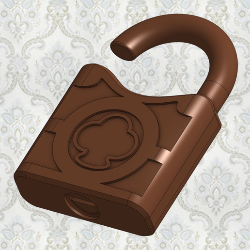 Old Padlock Replica