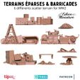 1000X1000-terrains-eparses-ww2-2.jpg WW2 Scatter terrains X6 - 28mm for wargame