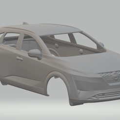 0.png Télécharger fichier STL Nissan Qashqai 2022 • Modèle à imprimer en 3D, gauderio