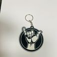 Image-34.jpg shaka hand keychain