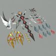 02.jpg Genshin Impact Fatui Harbingers Arlecchino Jewelry and Accessories set. Video game, props, cosplay