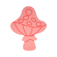 Untitled.png Mushroom 3 Clay Cutter - Toadstool Cottage core STL Digital File Download- 9 sizes and 2 Earring Cutter Versions, cookie cutter