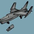 Vought_A-7E_fold_Wireframe.jpg Vought LTV A-7E (folded wings) - 3D Printable Model (*.STL)
