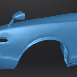 🩻 DATSUN 160J / VIOLET 710 - FRONT FENDER - 3D SCAN・ STL
