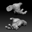 wall_hanger.png STL file The Thing - Controller Holder, Rock'n Roll and Wall Hanger・3D printable design to download