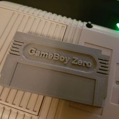 20170202_005752.jpg Free 3D file GameBoy Zero Dummy Cartridge・3D printing idea to download, seiren