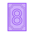 Numéro_8_portrait.stl Numero 8 - House number 8