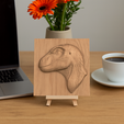velociraptor.png Велоцираптор ЧПУ рельеф - STL 3D модель для резьбы по дереву | CNC Router цифровой файл (личное использование)