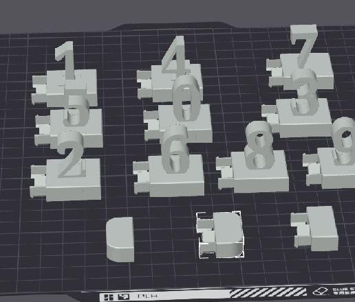 🔢 Numbers・Free STL File for ・Cults