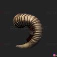 06.jpg Goat Horns - Satan Horns 3D print model