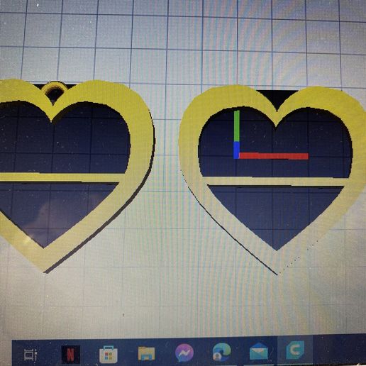 Download STL file heart name • Design to 3D print ・ Cults