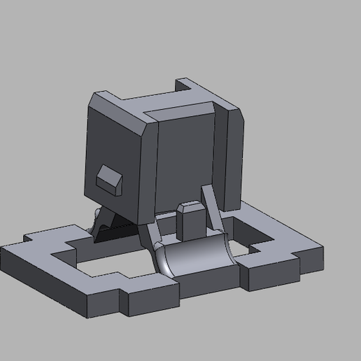 Porsche Boxster 2008 Seat adjustment bracket - 3D model önizlemesi