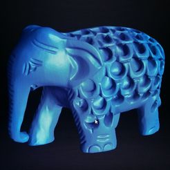 IMG_20210718_234610.jpg Free STL file Indian Elephant・3D printing template to download
