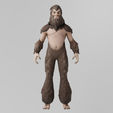 Pie-Grande0001.png Big Foot Lowpoly Rigged