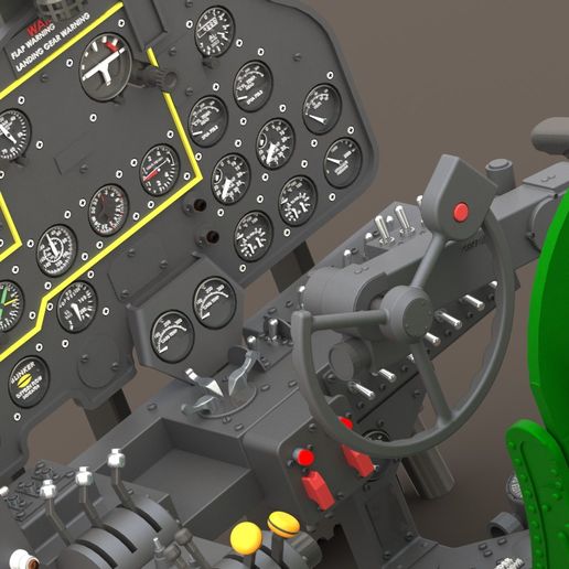 r34.jpg P38 lightning HD work complete cockpit