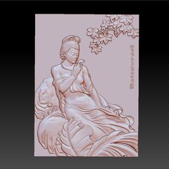 ChineseClassicalBeauty.jpg Fichier STL gratuit Beauté classique chinoise・Objet pour imprimante 3D à télécharger