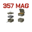 COL_19_357mag_25a.png AMMO BOX 357 MAGNUM AMMUNITION STORAGE 357mag CRATE ORGANIZER