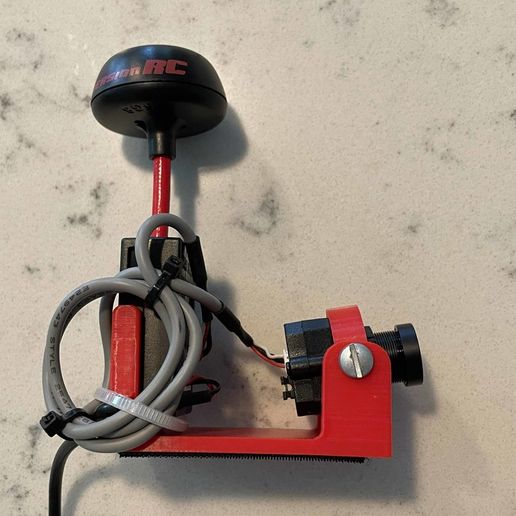 Download free STL file Fatshark FPV Camera and Transmitter Mount with