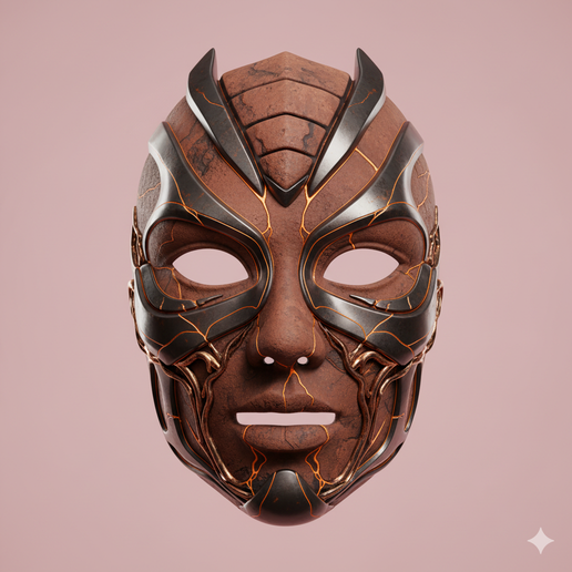 breathable mask STL, warrior mask STL, front face mask STL, cracked mask STL, haunted mask STL, faceless mask STL, mask design STL, melting face mask STL, spartan mask STL, zombie mask STL, combat mask STL, pre supported mask STL, possessed mask STL, mang