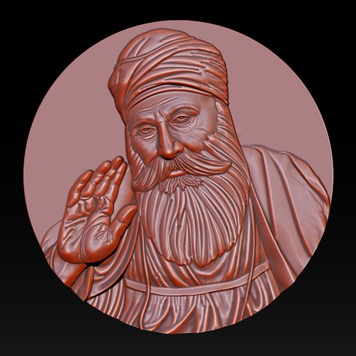 Guru Nanak 3D Model for CNC Router 3D model