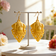 Wei Xin Tu Pian _20260330212413_209_5.png Golden Retriever Earrings , Ornate Dangle
