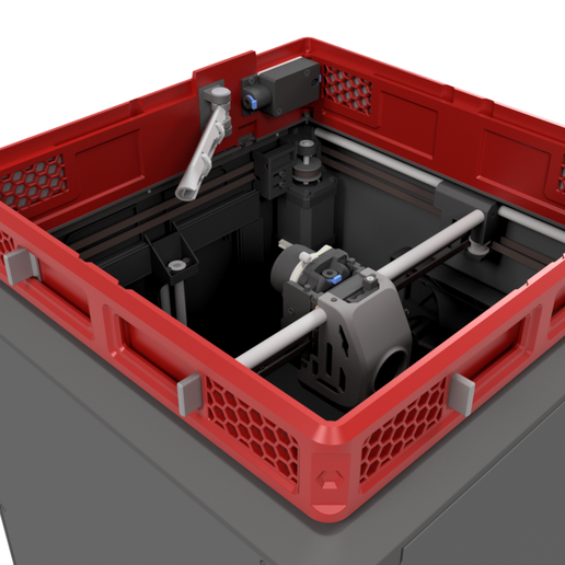 K1-RAISER-V2_OHNE-DECKEL.png K1 & K1C RAISER / LID / TOP COVER / UPGRADE (VERSION 2) - CREALITY