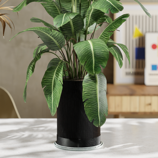 LinearFlow Planter + Base