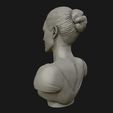 15.jpg Angelina Jolie 3D bust ready to 3D print 3D print model