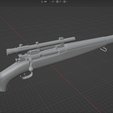 2.png WW2 America Springfield M1903A4 Sniper rifle  1:35/1:72