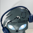 Képernyőkép-2023-12-11-192042.png Call of Duty Skull LED Headphone Stand Holder Gamer Gaming Accessory Desk Decoration PS5 XBOX PC CoD Custom Your Name