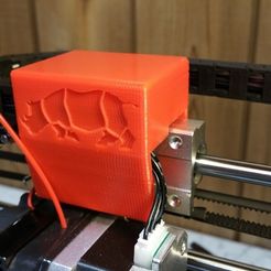 20160410_184823.jpg Free 3D file Wanhao Duplicator i3 V2 Wire / Cable Shroud・3D printer model to download