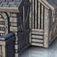 66.png Multi-storred village house (4) - Warhammer Age of Sigmar Alkemy Lord of the Rings War of the Rose Warcrow Saga