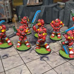 Group.jpg 28mm Supportless Space Soldier Squad - 8 Poses