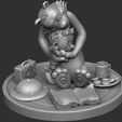 9.jpg Calvin and Hobbes for 3d print stl hug model