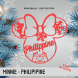 37.png Christmas bauble - Minnie - Philippine