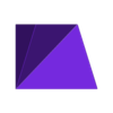 HexahedronHalf_Ver_B.stl Fichier STL gratuit Origami Snapper, Modèle, Extension, Bipyramide triangulaire・Modèle à télécharger et à imprimer en 3D, LGBU