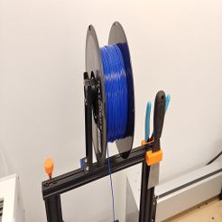 Spool_Adapter_7.jpg Free STL file Ender 3 Direct Drive Spool Adapter・3D printing template to download