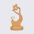 Shapr-Image-2023-12-30-195203.png Man Woman Kiss Sculpture, Love Statue, Forever Love Couple In Love, Eternal dance