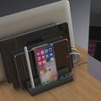 Multi Dock Charging Station (26).jpg Multi Device Charging Station and Organizer - Contemporary Design