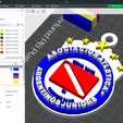 Screenshot-1227.png Portachiavi e sottobicchieri AFA di ogni squadra PACK Multicolore stampabili e renderizzabili