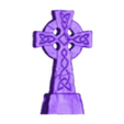 Gothic-Tombstone-5A-Optimised-V1.stl Graveyard Gravestone and Obelisk Marker Pack - LegendGames