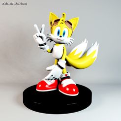 3wqe.jpg Miles Tails - Sonic 3D PRINTING MODEL STL